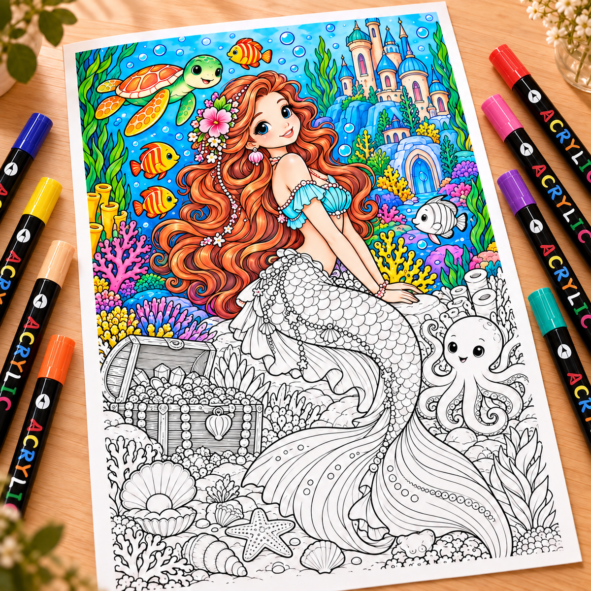 10 coloriages géants