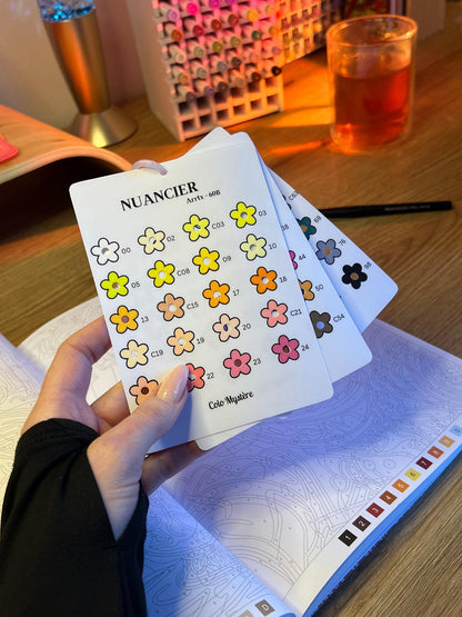 Nuancier numéroté