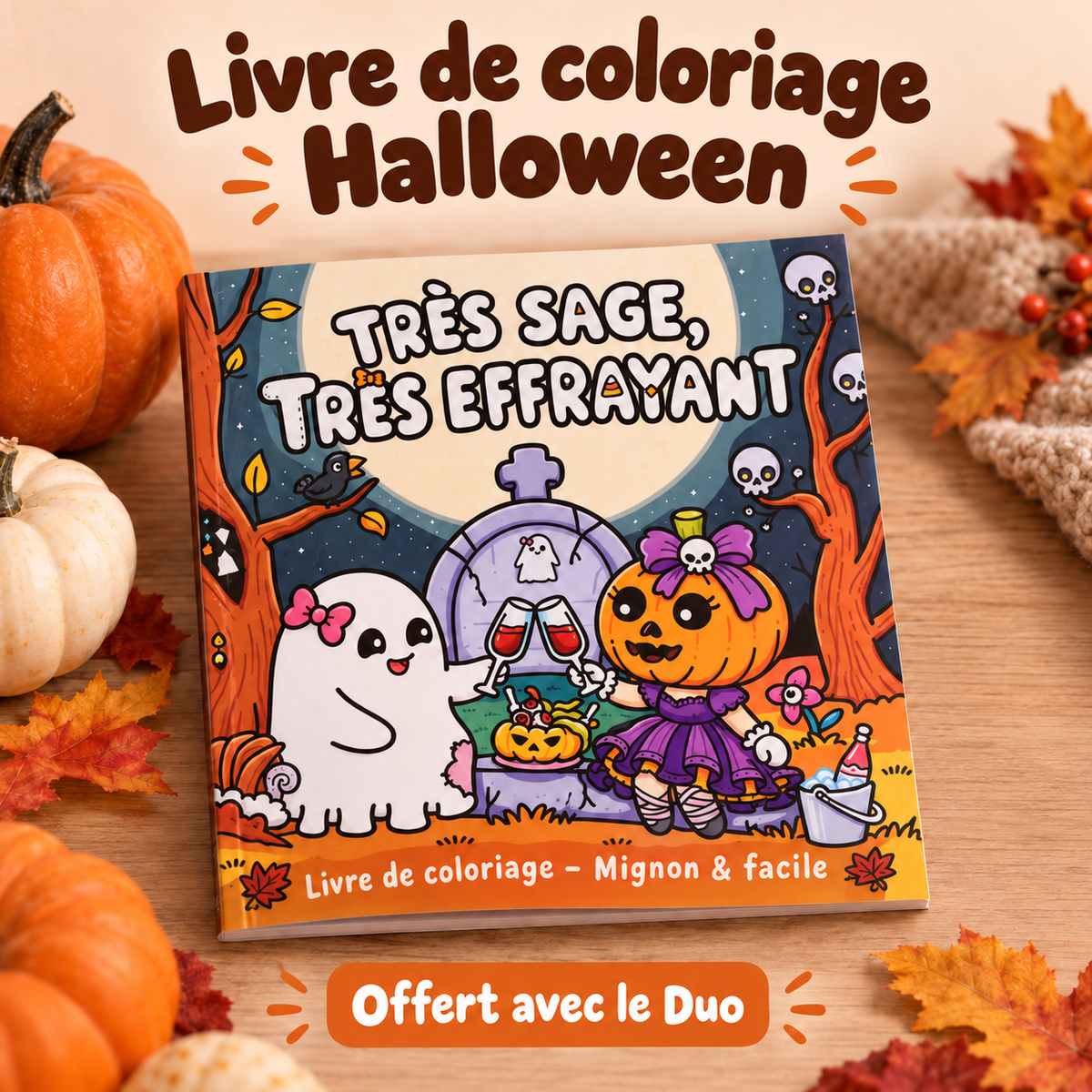 Livre Halloween « Très sage, très effrayant »